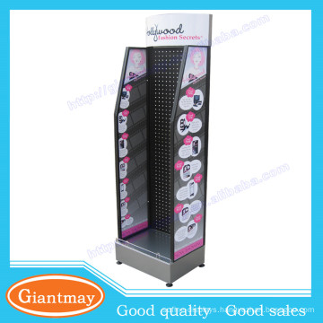 hair extensions metal hanging accessories display shelf for retail shop